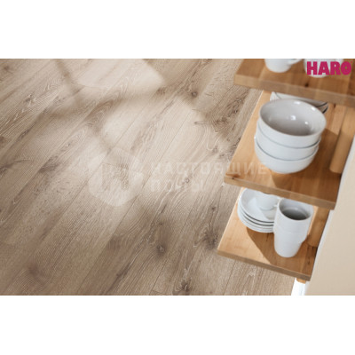 Ламинат Haro Tritty 100 526672 Дуб Невара Беленый однополосный, 1282*193*8 мм