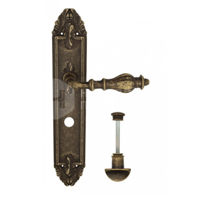 Дверная ручка на планке Venezia Gifestion VNZ2481 PL90 бронза античная