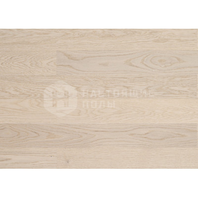 Паркетная доска Befag Дуб Натур белый лак двухполосный