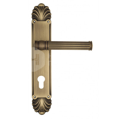 Дверная ручка на планке Venezia Impero VNZ1962 PL87 бронза матовая