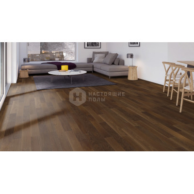Инженерный паркет Weitzer Parkett WP 4100 40337 Дуб Кофе натур брашированный, натуральное масло ProVital Finish, 1000*125*11 мм