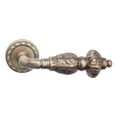 Дверная ручка Venezia Lucrecia VNZ089 D2 бронза матовая