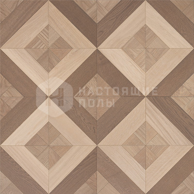 Модульный паркет Coswick Шенонсо трехцветный 1138-1587 Дуб Серый Шпинель / Акварельный Белый / Серый Дэви Селект энд Бэттер шелковое масло ультраматовое, 635*635*19.05 мм