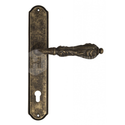 Дверная ручка на планке Venezia Monte Cristo VNZ2170 PL02 бронза античная