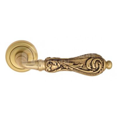 Дверная ручка Venezia Monte Cristo VNZ948 D1 французское золото + коричневый