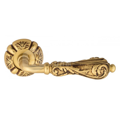 Дверная ручка Venezia Monte Cristo VNZ1449 D5 французское золото + коричневый