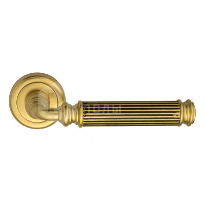 Дверная ручка Venezia Mosca VNZ2992 D1 французское золото + коричневый