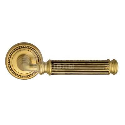 Дверная ручка Venezia Mosca VNZ3010 D3 французское золото + коричневый