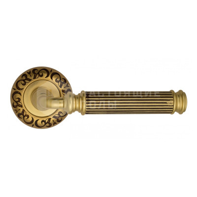 Дверная ручка Venezia Mosca VNZ3018 D4 французское золото + коричневый