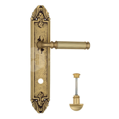 Дверная ручка на планке Venezia Mosca VNZ4018 PL90 французское золото