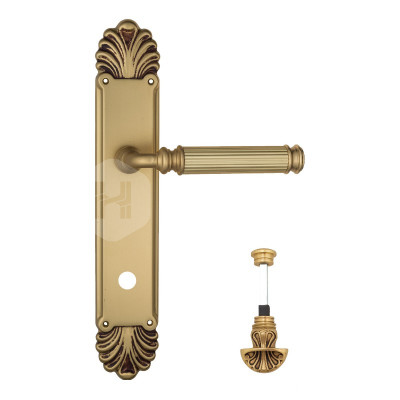 Дверная ручка на планке Venezia Mosca VNZ4022 PL87 французское золото