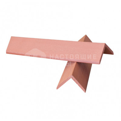 Уголок торцевой для террасной доски EuroDeck Терракот, 3м