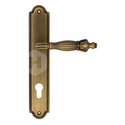 Дверная ручка на планке Venezia Olimpo VNZ1109 PL98 бронза матовая