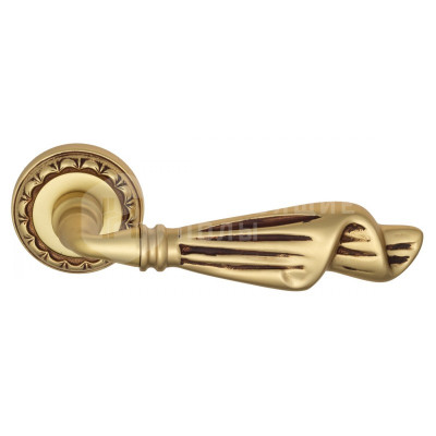 Дверная ручка Venezia Opera VNZ1740 D2 французское золото + коричневый