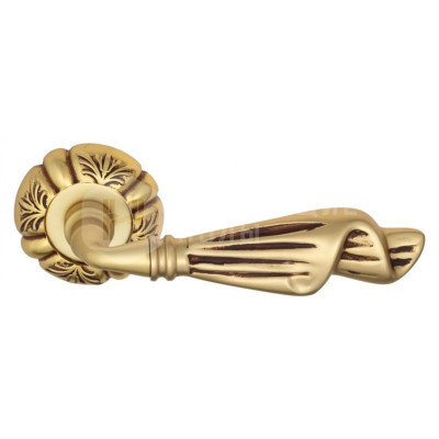 Дверная ручка Venezia Opera VNZ1756 D5 французское золото + коричневый