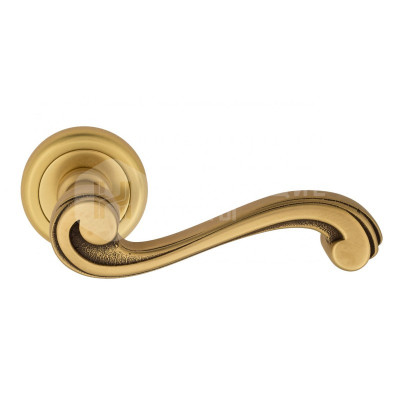 Дверная ручка Venezia Vivaldi VNZ2761 D1 французское золото + коричневый