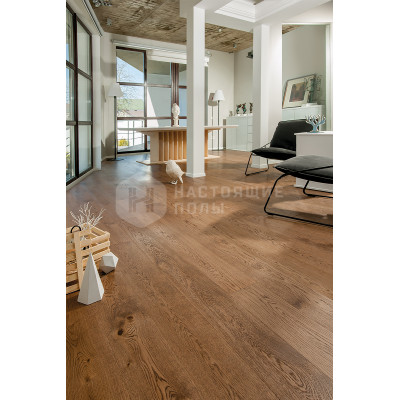 Паркетная доска Coswick Кантри 1133-7281 Дуб Кедр Черектер Шелковое масло ультраматовое, 2100*190*15 мм