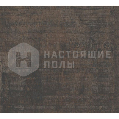 ПВХ плитка клеевая Interface Level Set Collection Textured Woodgrains A00404 Distressed Black Walnut, 1000*250*4.5