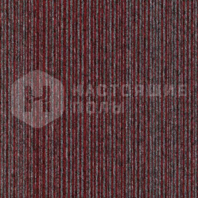 Ковровая плитка Amtico Foundry Cranberry and Dusk Stripe, 500*500*5.4 мм