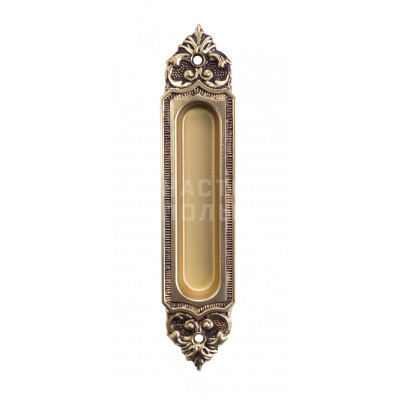 Ручка для раздвижных дверей Venezia U122 VNZ622 французское золото + коричневый (1 шт)