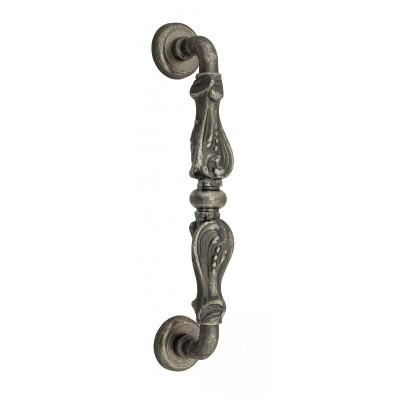 Дверная ручка скоба Venezia Florence VNZ536 D1 состаренное серебро, 310 мм (260 мм)