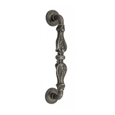Дверная ручка скоба Venezia Florence VNZ542 D3 состаренное серебро, 315 мм (260 мм)