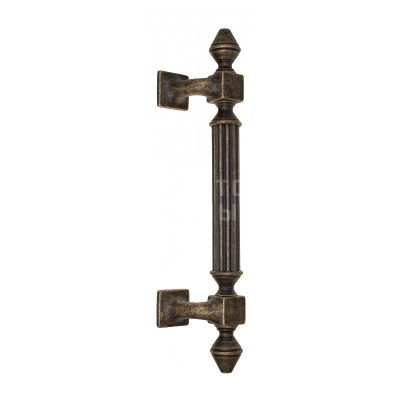 Дверная ручка скоба Venezia Imperione VNZ3196 бронза античная, 365 мм (235 мм)