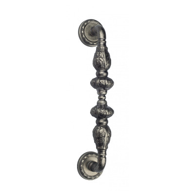 Дверная ручка скоба Venezia Lucrecia VNZ564 D2 состаренное серебро, 303 мм (250 мм)