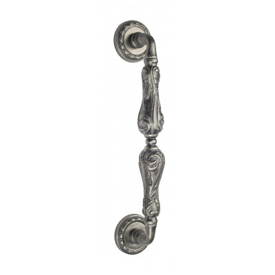 Дверная ручка скоба Venezia Monte Cristo VNZ580 D1 состаренное серебро, 310 мм (260 мм)