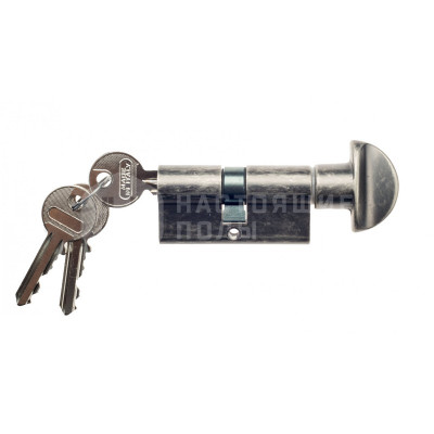 Цилиндр Venezia VNZ624 (25/10/25) ключ-вертушка, состаренное серебро