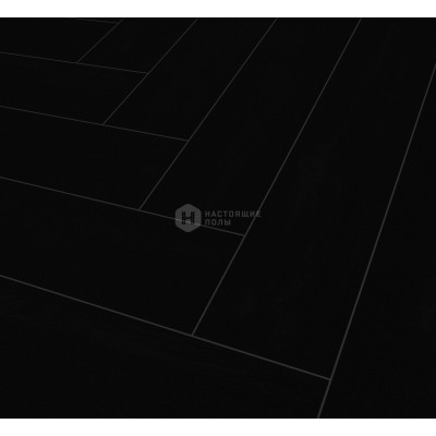 SPС плитка елочка the Floor Herringbone U190HB Black, 740*148*6 мм