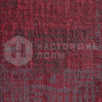 Ковровая плитка Ege Reform Memory Red, 480 x 480 мм