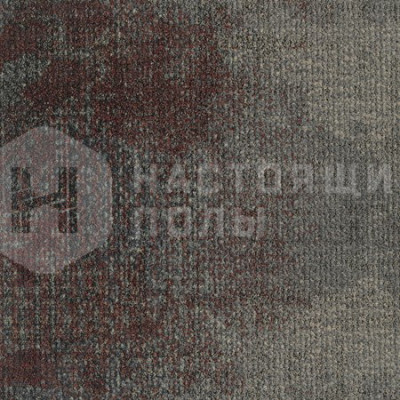Ковровая плитка Ege Reform Transition Mix Leaf Grey Brown-Olive Stone, 480 x 480 мм