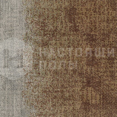 Ковровая плитка Ege Reform Transition Mix Leaf Warm Grey-Golden, 480 x 480 мм