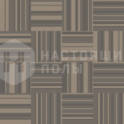 Ковровая плитка Ege Rawline Scala Denim Stripe Beige, 480 x 480 мм