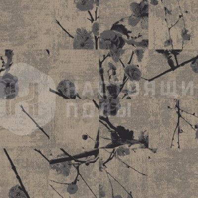 Ковровая плитка Ege Rawline Scala Velvet Bloom Beige, 240 x 960 мм
