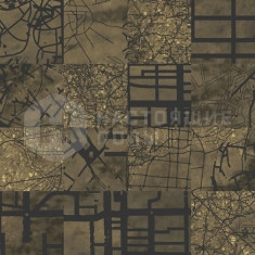 Highline Carre Aerial Map Golden, 480 x 480 мм