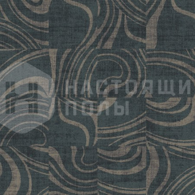 Ковровая плитка Ege Highline Loop Mantra Weave Blue 1, 480 x 480 мм