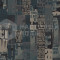 Ковровая плитка Ege Highline 80/20 1400 Poetry Slam Dark Blue, 480 x 480 мм