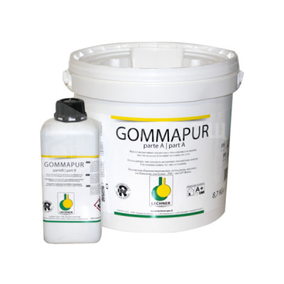 Клей двухкомпонентный для укладки ПВХ, SPC и резиновых покрытий Lechner Gommapur 2k (10 кг)