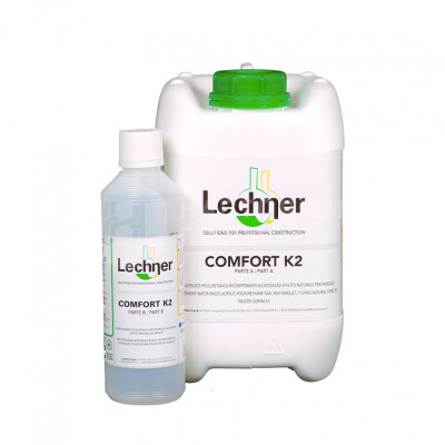Паркетный лак двухкомпонентный Lechner Comfort 2K полуматовый (5.5 л)