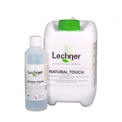 Паркетный лак двухкомпонентный Lechner Natural Touch экстраматовый (5.5 л)