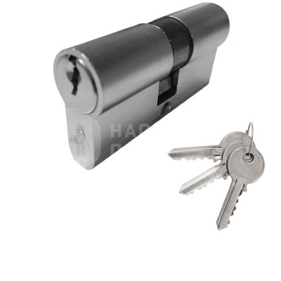 Цилиндр Cortellezzi Primo 56889 116/60 mm (25+10+25) CM ключ-ключ, матовый хром