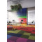 Ковровая плитка IVC Carpet Tiles Art Intervention Collection Creative Spark 310 Red burgundy, 500*500*6.2 мм