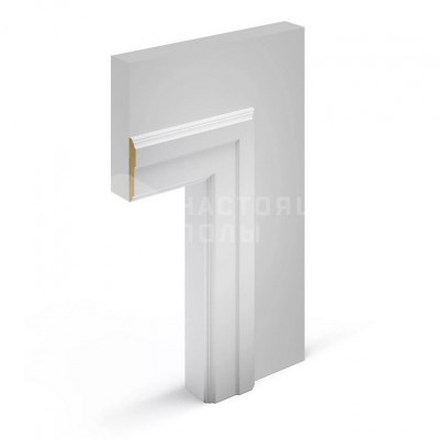 Дверной наличник Cosca Decor AN01 под покраску, 2400*90*16 мм