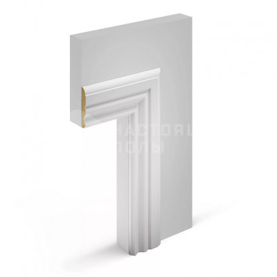 Дверной наличник Cosca Decor AN02 под покраску, 2400*90*16 мм
