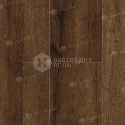 SPC плитка замковая Alpine Floor Premium XL ЕСО 7-18 Дуб Шоколадный, 1524*180*8 мм