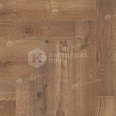 ПВХ плитка клеевая елочка Alpine Floor Parquet LVT ЕСО 16-2 Дуб Royal, 590*118*2.5 мм