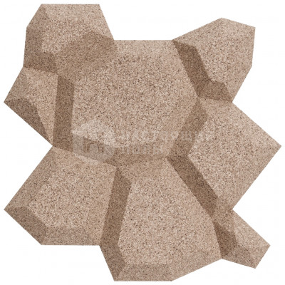 Декоративные панели Muratto Organic Blocks Beehive MUOBBEE15 Sand, 248*180*20 мм