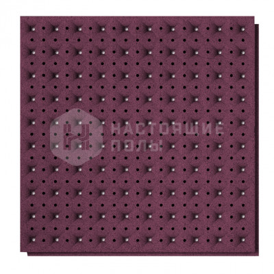 Декоративные акустические панели Muratto Acoustic Panels Undertone MUACUBU17 Grape, 491*491*30 мм